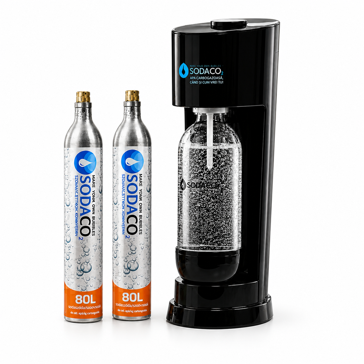 Pachet Royal Starter Negru + 1 Cilindru CO2 în Plus