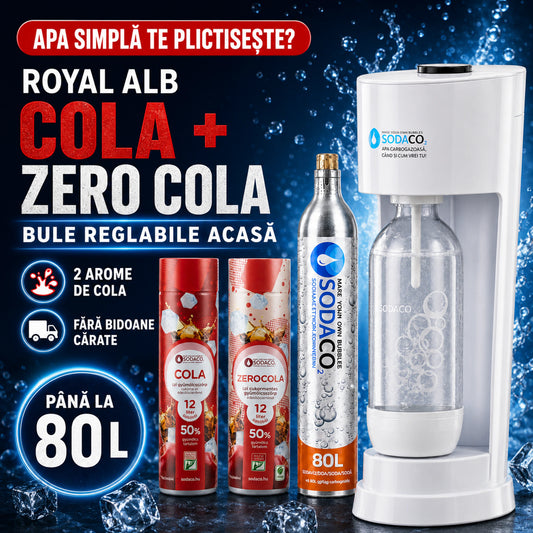 Pachet Royal Starter Alb + Cola + Zero Cola