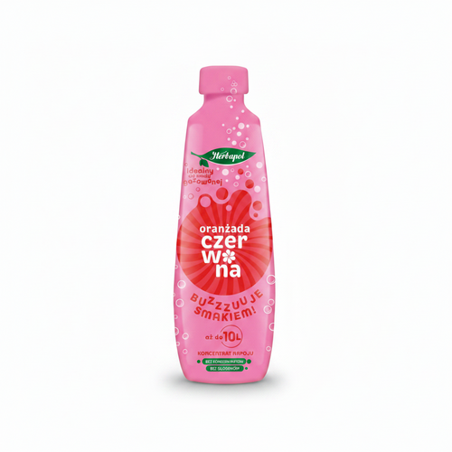 Sirop limonadă roșie Herbapol 405 ml