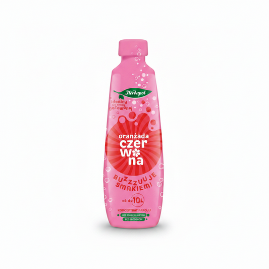 Sirop limonadă roșie Herbapol 405 ml
