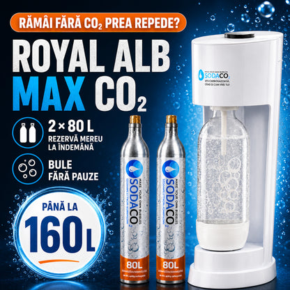 Pachet Royal Starter Alb + 1 Cilindru CO2 în Plus