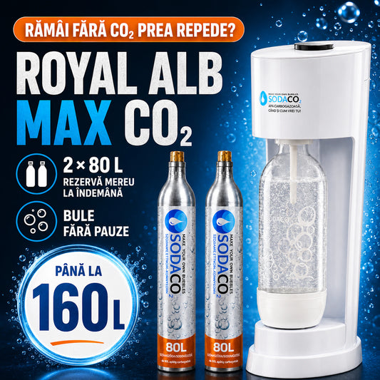 Pachet Royal Starter Alb + 1 Cilindru CO2 în Plus
