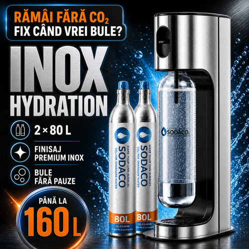 Pachet Inox Starter + 1 Cilindru CO2