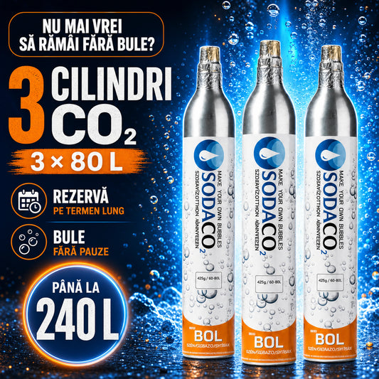 Pachet 3 Cilindri CO2 SodaCo