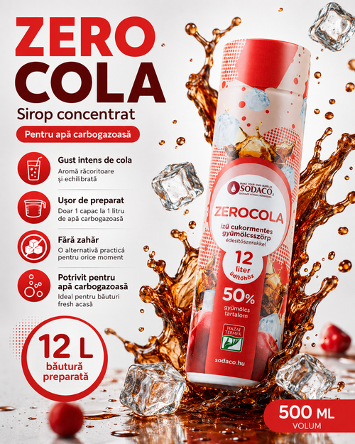 Sirop Zero Cola SodaCo 500 ml
