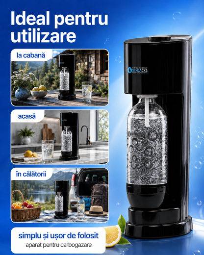 Pachet Royal Negru + 1 Cilindru CO2 în Plus